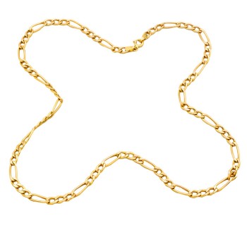 9ct gold 3.7g 18 inch figaro Chain